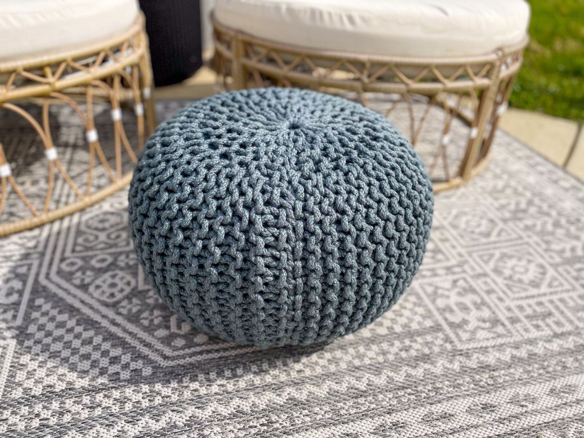 Indoor/Outdoor Pouf Ottoman from $39.49 Shipped (Reg. $139)