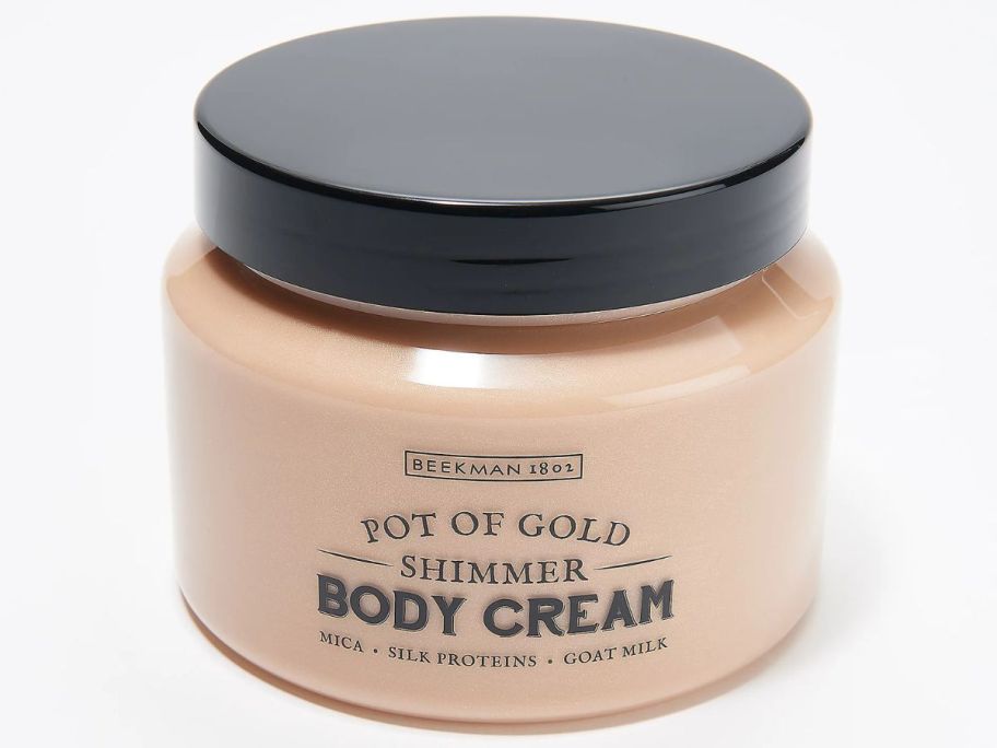 Beekman 1802 Super-Size Pot of Gold-Whipped Body Cream stock image