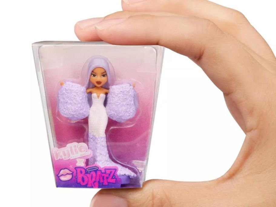 Bratz Mini Bratz x Kylie Jenner Series 1 Collectible Figures in hand