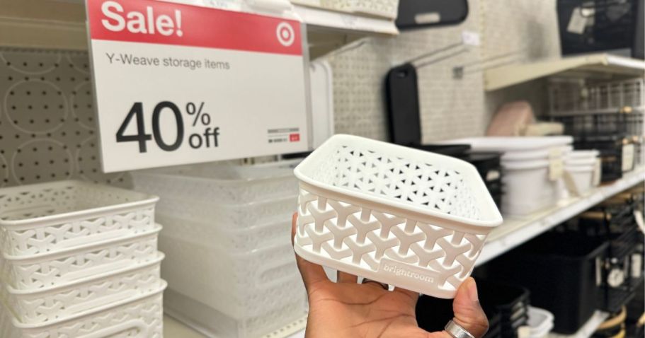 Brightroom Storage Baskets Are 40% Off on Target.com (Get Organized for Less!)