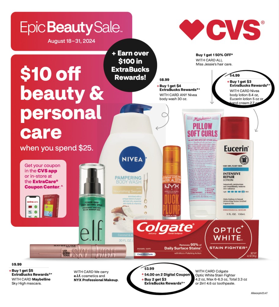 page from CVS ad