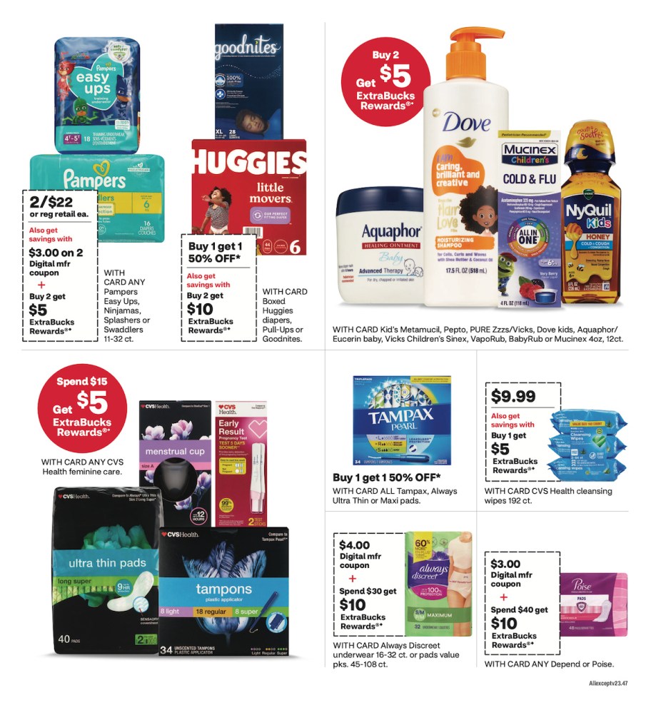 page from CVS ad