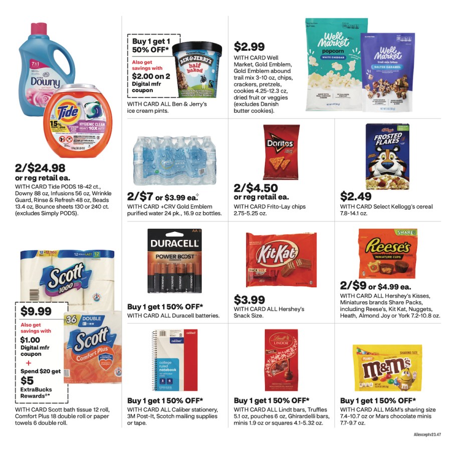 page from CVS ad