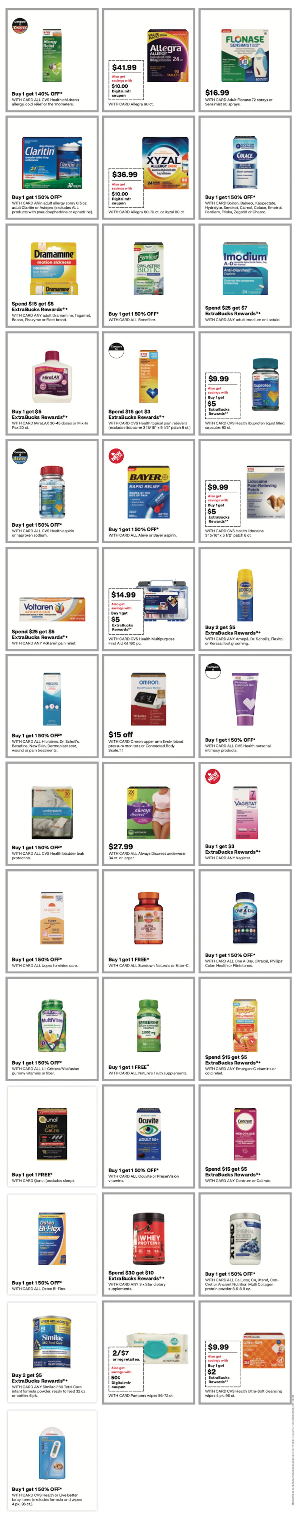 page from CVS ad