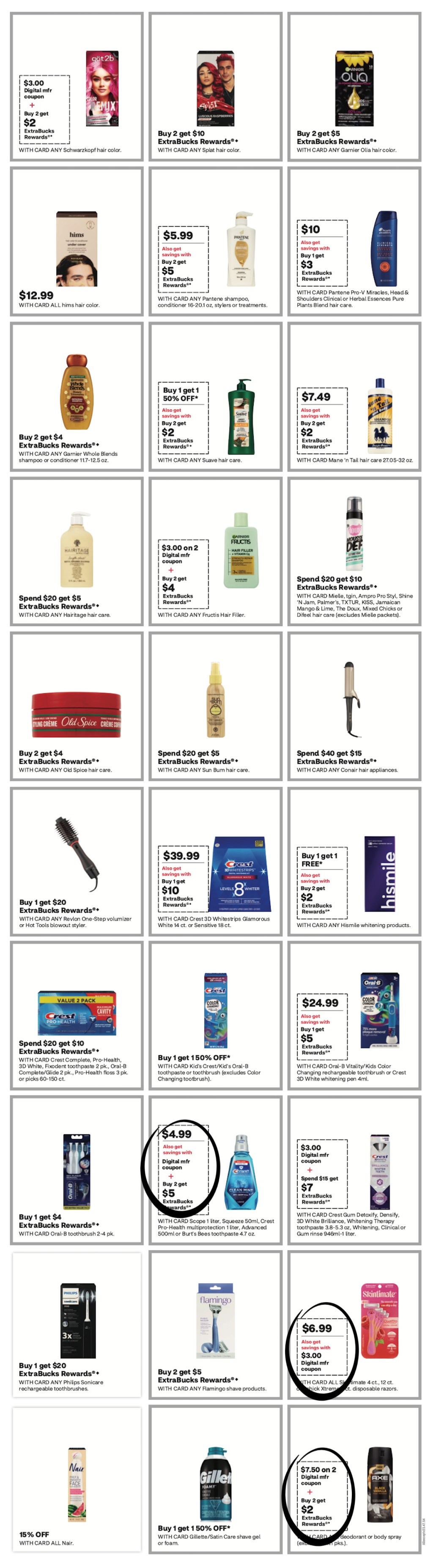 page from CVS ad