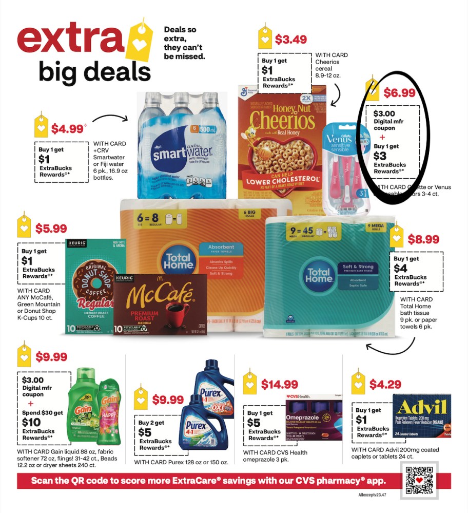 page from CVS ad