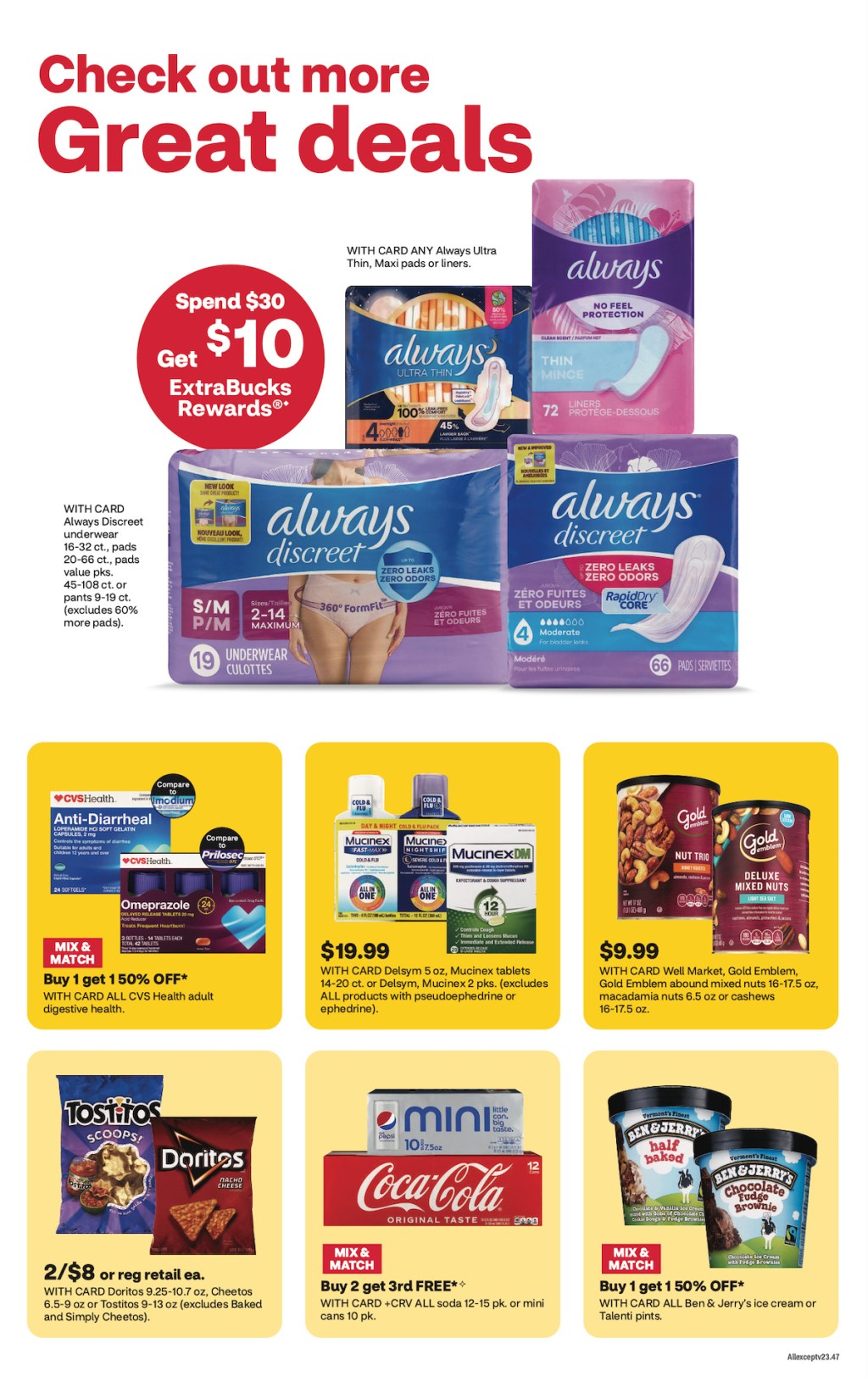 page from CVS ad