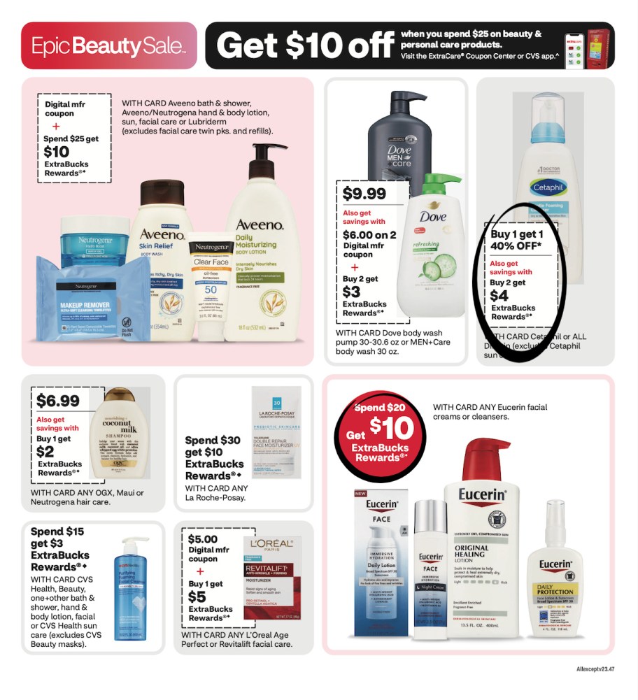 page from CVS ad