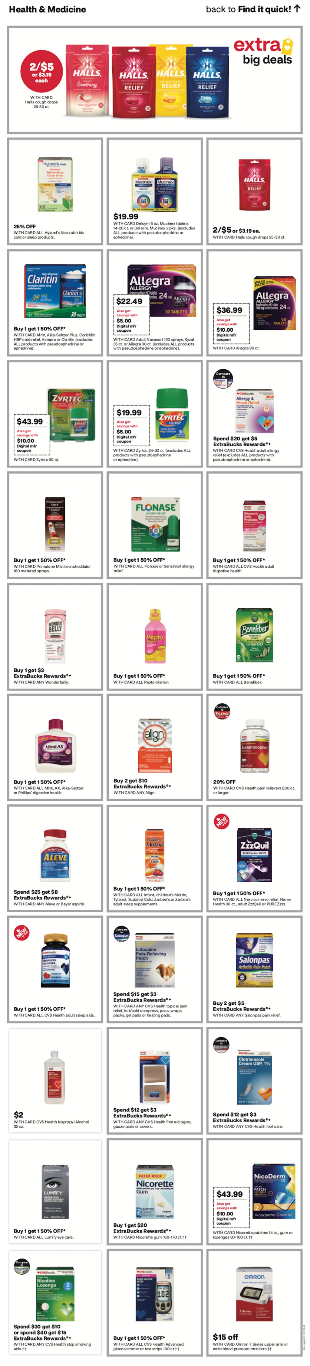 page from CVS ad