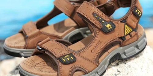 Men’s Waterproof Leather Hiking Sandals Just $19.99 Shipped on Amazon (Regularly $50)