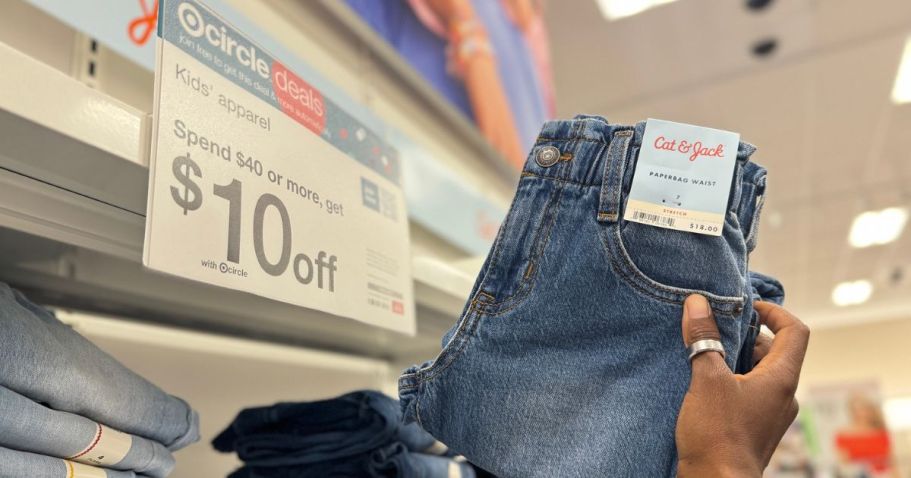 $10 Off $40 Target Cat & Jack Clothing Coupon (Stacks w/ Sale & 20% Off Denim Offer)