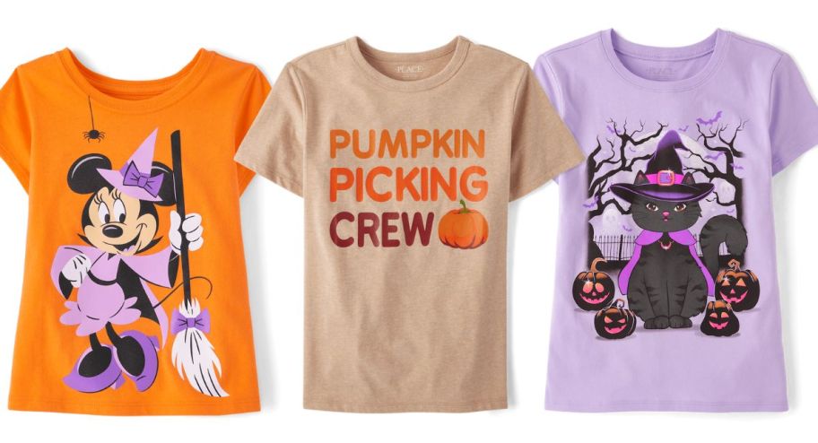 Childrens place tshirt lined up