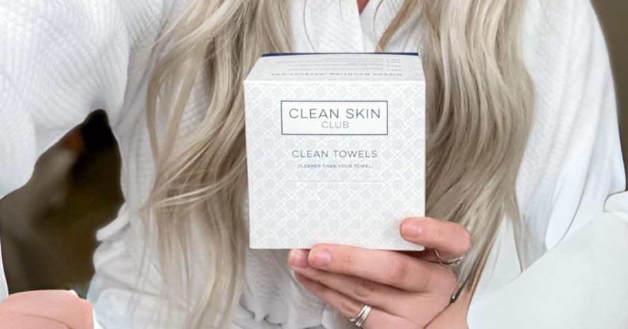 Clean Skin Club Face Towels 25-Count Only $6.57 Shipped on Amazon | Great for Travel