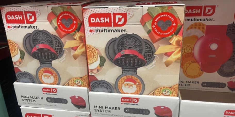 Dash MultiMaker + EIGHT Interchangeable Plates Only $24.79 on Target.com ($40 Value)