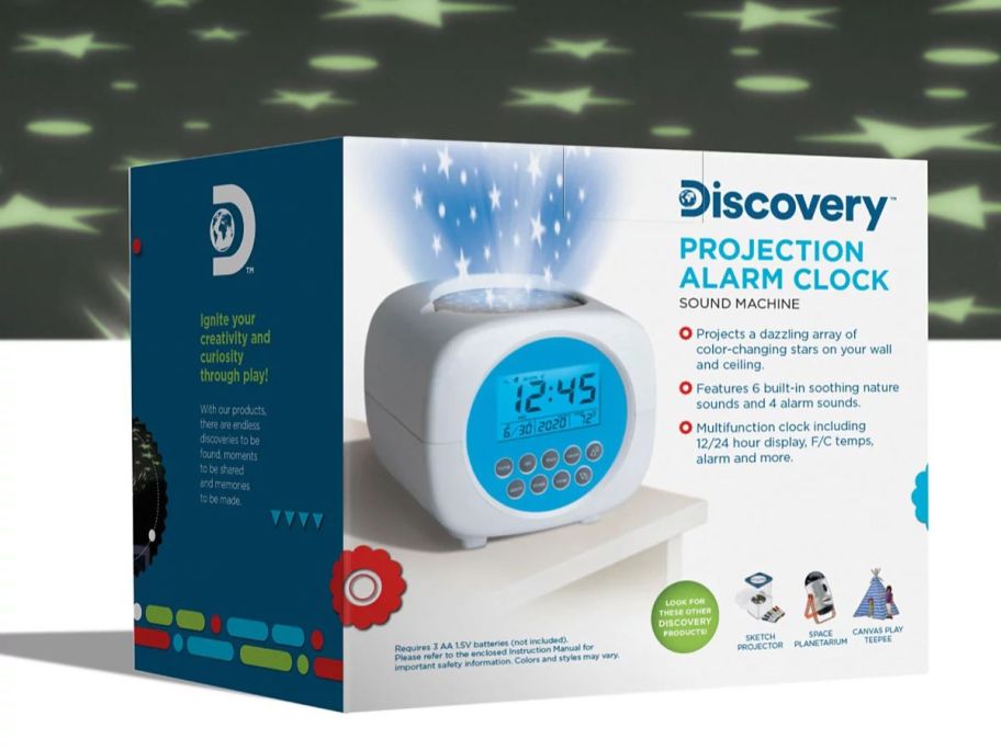 A light projection machine/ alarm clock 