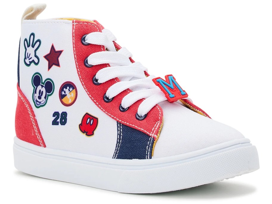 Disney Mickey Mouse Little & Big Boys High Top Sneakers