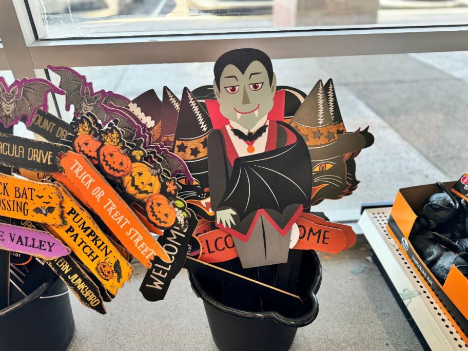 Dollar Tree Halloween Wooden Lawn Signs