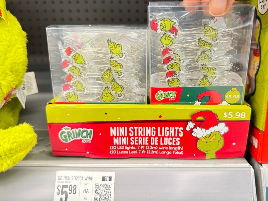 Dr Seuss' The Grinch Who Stole Christmas 20 Count LED Micro String Lights in store