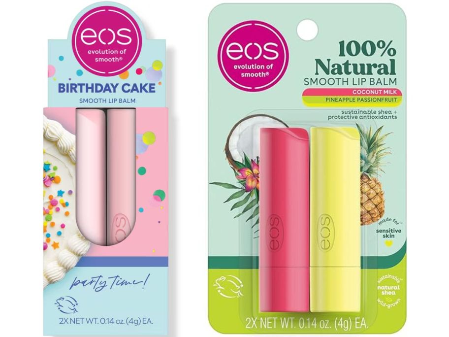 EOS Lip balm 2-packs