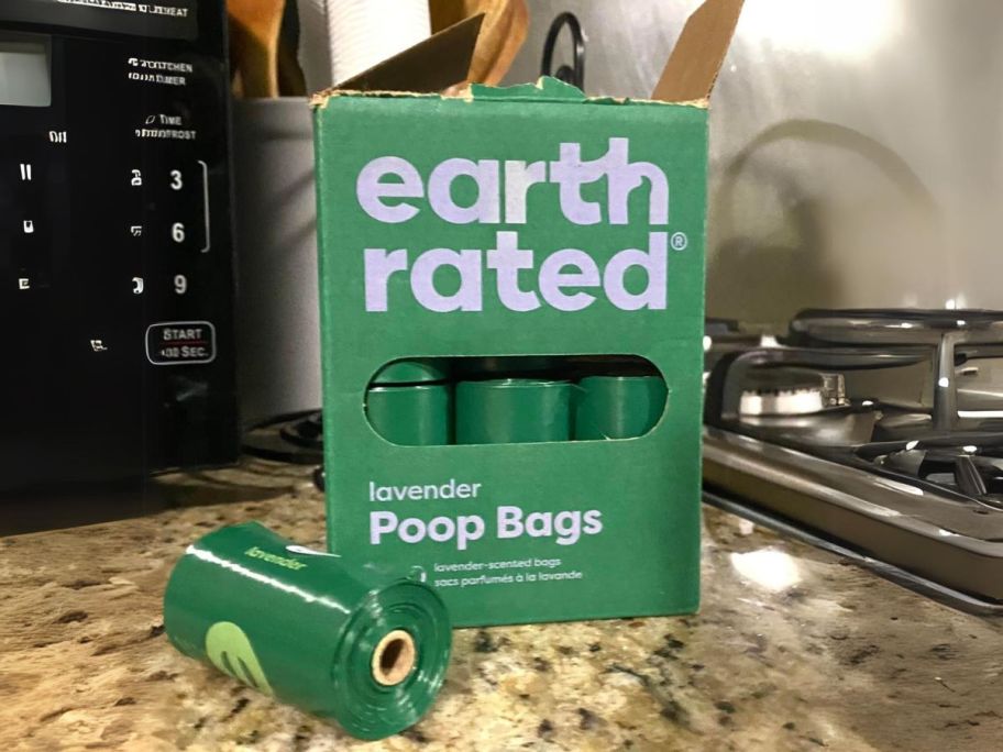 Earth Rated Dog Waste Bag 270-Count on counter