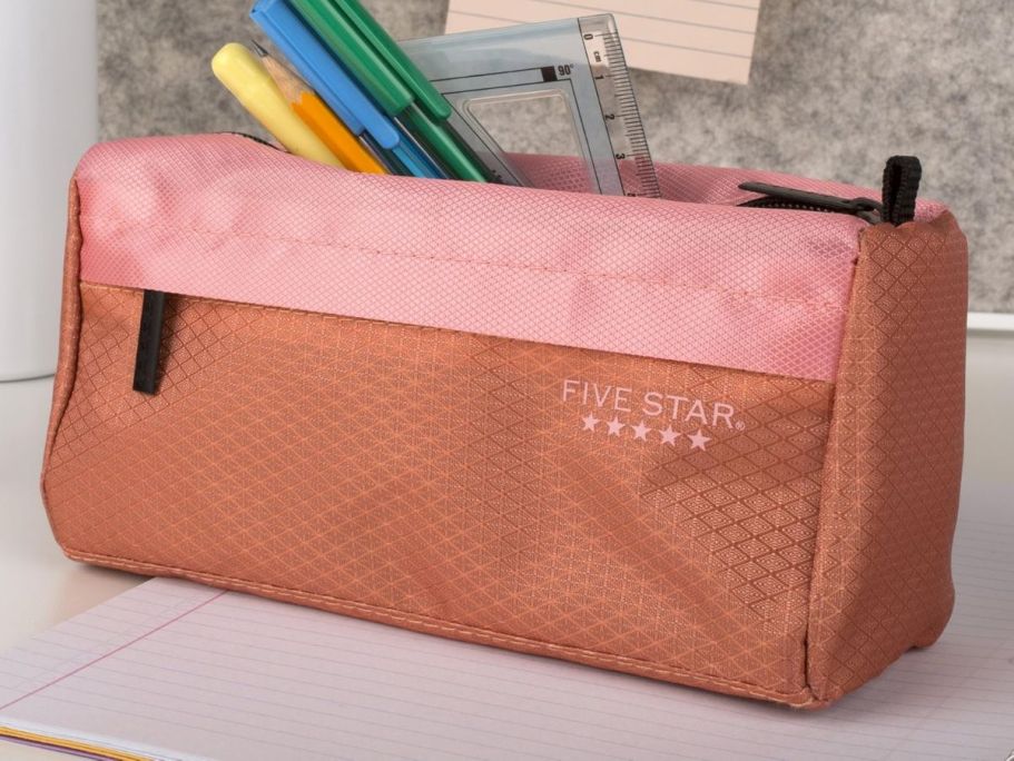 Five-Star Pencil Pouch in Pink Just $2.72 on Amazon (Reg. $12)