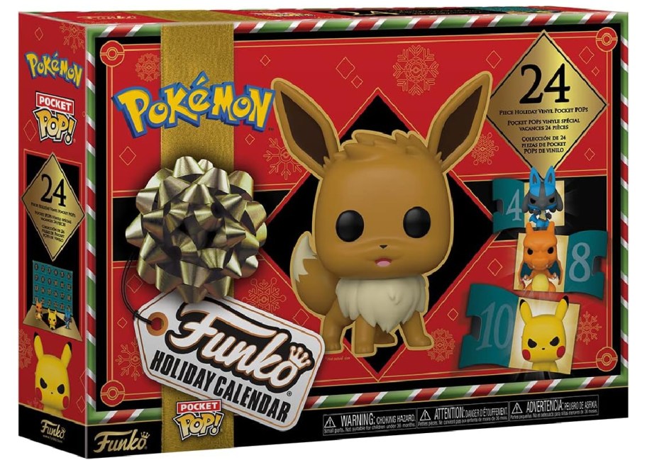 Funko-Pop-Holiday-Calendar-Pokemon خصم يصل إلى 50% على عيد الميلاد من Funko Pop! تقويمات المجيء على Woot.com