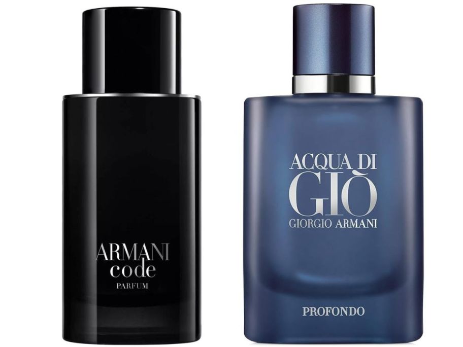 giorgio armani fragrance stock images
