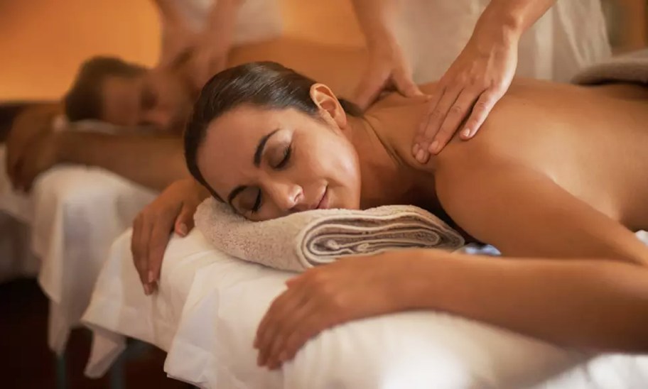 woman getting a massage