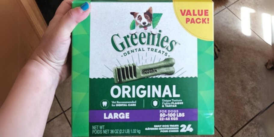 Greenies Dog Treats 24-Count Just $17.99 Shipped for Amazon Prime Members (Reg. $40)