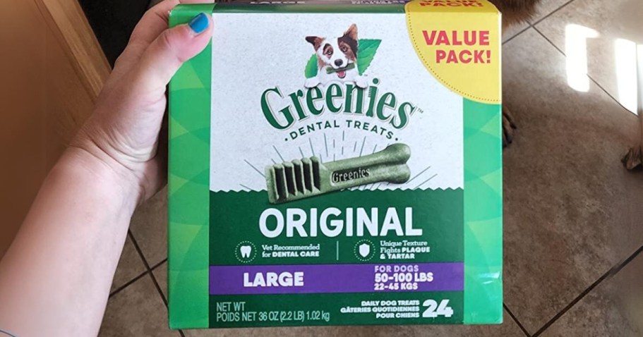 Greenies Dog Treats 24-Count Just $17.99 Shipped for Amazon Prime Members (Reg. $40)