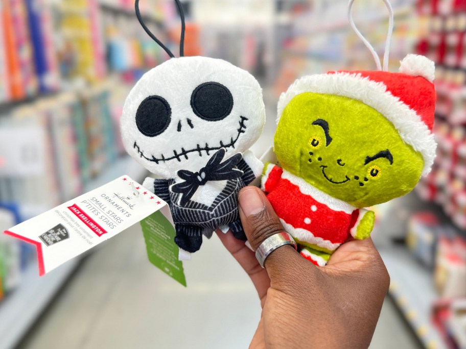 Hallmark Jack Skellington and The Grinch P-Tites Stars