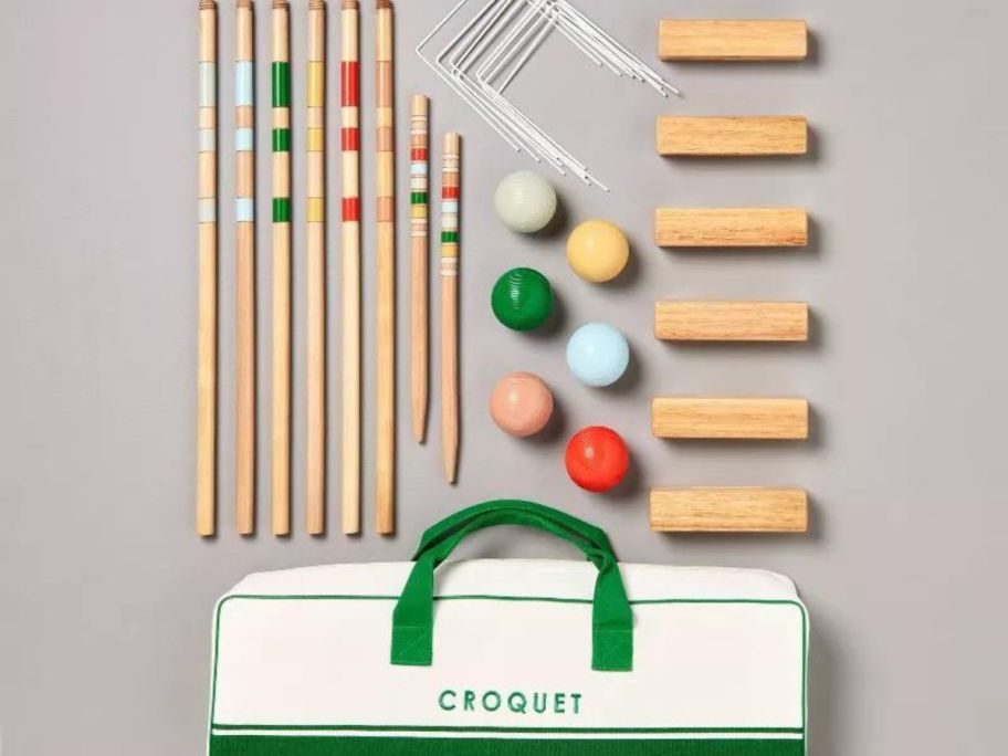 Hearth & Hand with Magnolia Croquet Set with bag