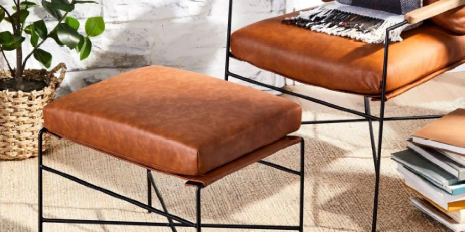 40% Off Hearth & Hand w/ Magnolia Furniture | Ottoman Just $59.99 Shipped (Reg. $100)