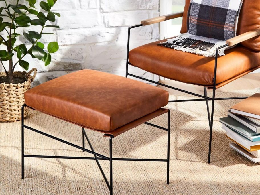 40% Off Hearth & Hand w/ Magnolia Furniture | Ottoman Just $59.99 Shipped (Reg. $100)