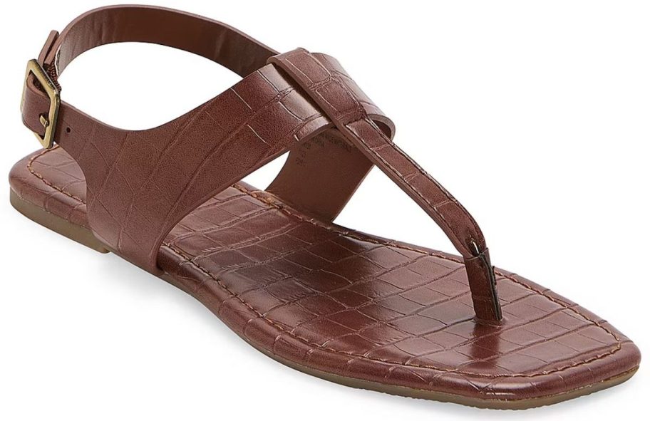 a.n.a Womens Kate T-Strap Flat Sandals