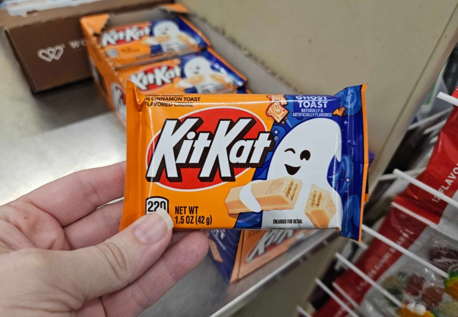 NEW Hershey Halloween Candy for 2024 | Reese’s Werewolf Track, Kit Kat Ghost Toast + More