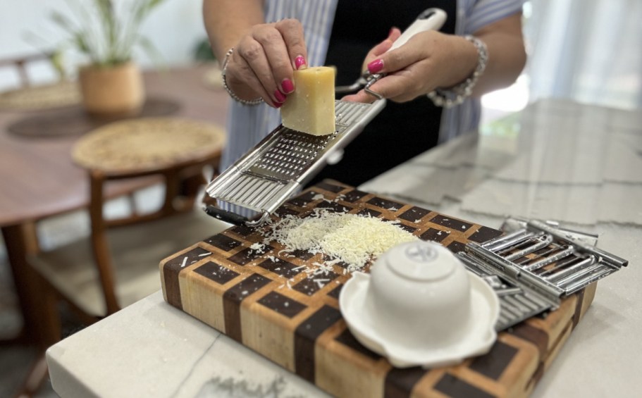 Kitchen HQ Multi-Slice Grater Only $12.95 Shipped (Includes 4 Attachments & Holder)