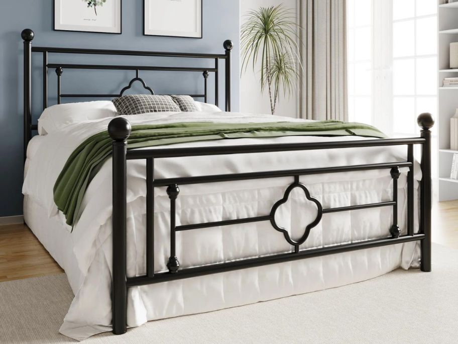 Lark Manor Ajayceon Metal Platform Bed Frame