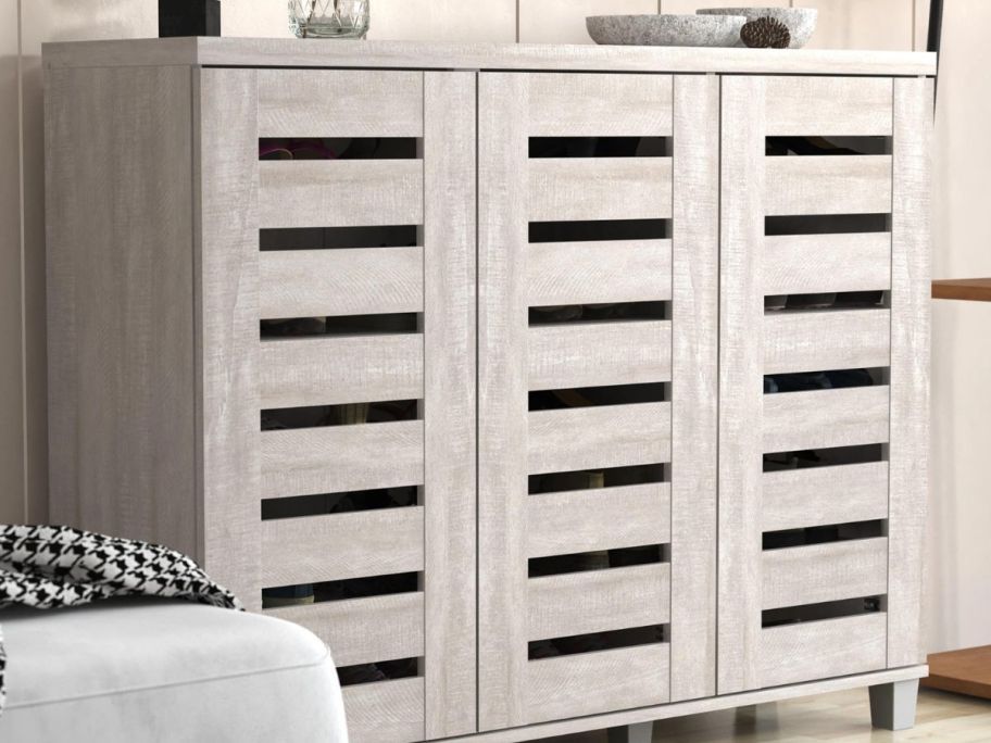 Latitude Run Lismore 20 Pair Shoe Storage Cabinet