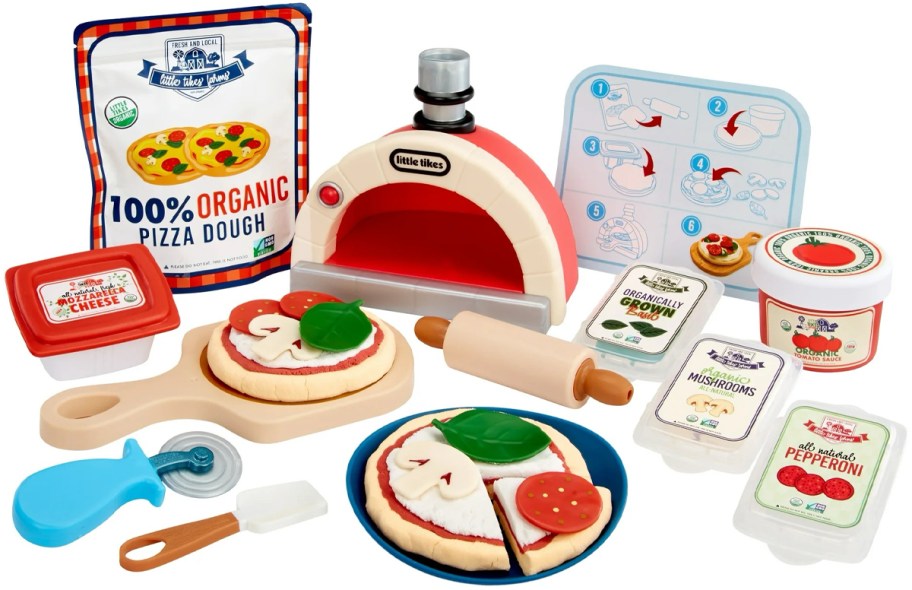 Little Tikes Creative Chefs Pizza Kit with Special Make-It Mix Play Sand