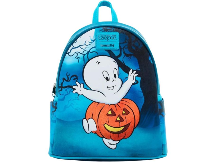 Loungefly Casper The Friendly Ghost Pumpkin Costume Mini Backpack 