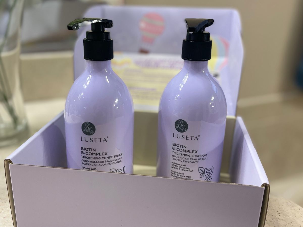 Luseta Biotin Shampoo & Conditioner Set Only $17 on Amazon (Stimulates Hair Growth)