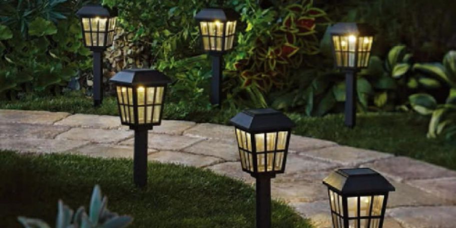 Outdoor LED Solar Lights 6-Pack Only $12.97 on Walmart.com