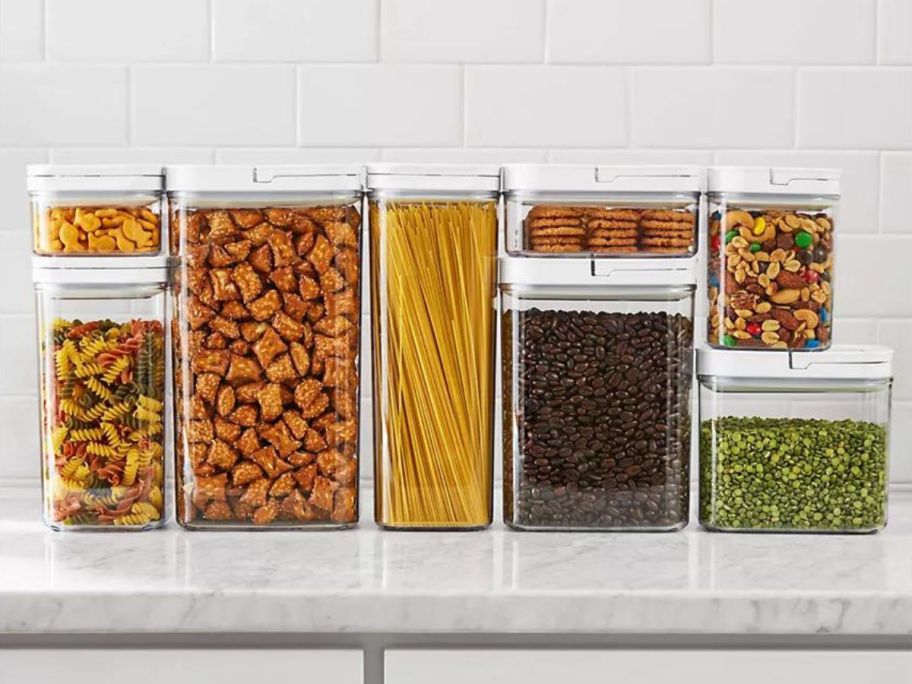 Members Mark 8 Piece Flip Lock Pantry Shelf Storage