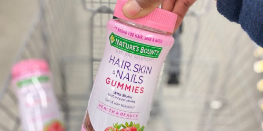 Nature’s Bounty Hair, Skin & Nails 200-Count Gummies Just $6 Shipped on Amazon (Reg. $22)