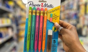Paper-Mate Triangular Mechanical Pencils 5-Pack w/ Lead & Erasers Just $2 Shipped on Amazon
