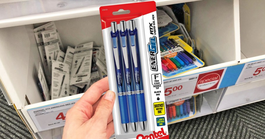 Pentel EnerGel Pens 3-Pack Just $3.79 Shipped on Amazon