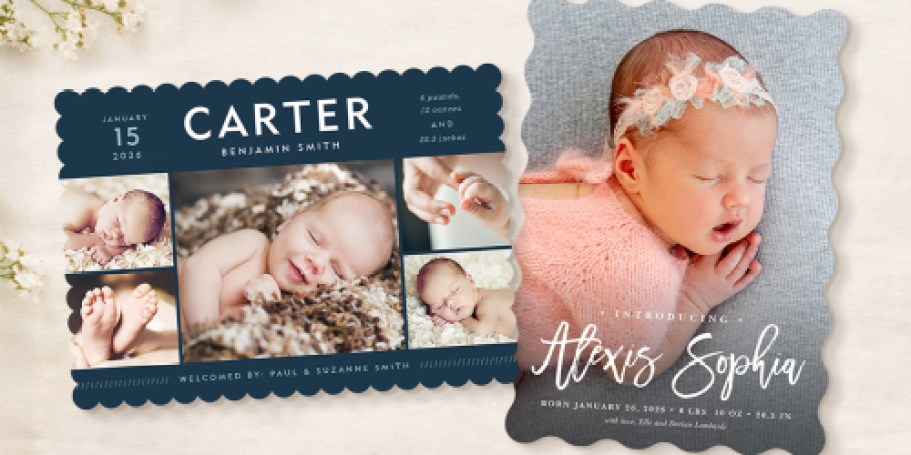 Up to 80% Off Custom Photo Cards | Perfect for Weddings, Announcements & More!
