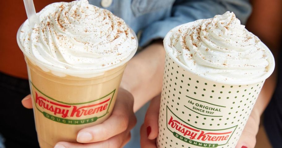 Pumpkin Spice Drinks & Doughnuts Have Officially Returned to Krispy Kreme!