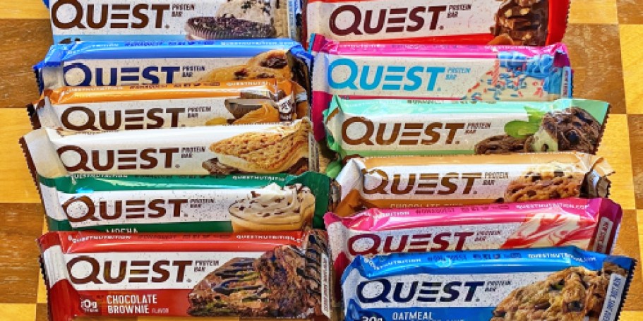 Quest Protein Bars 12-Pack Only $19.94 Shipped on Amazon (Regularly $30)